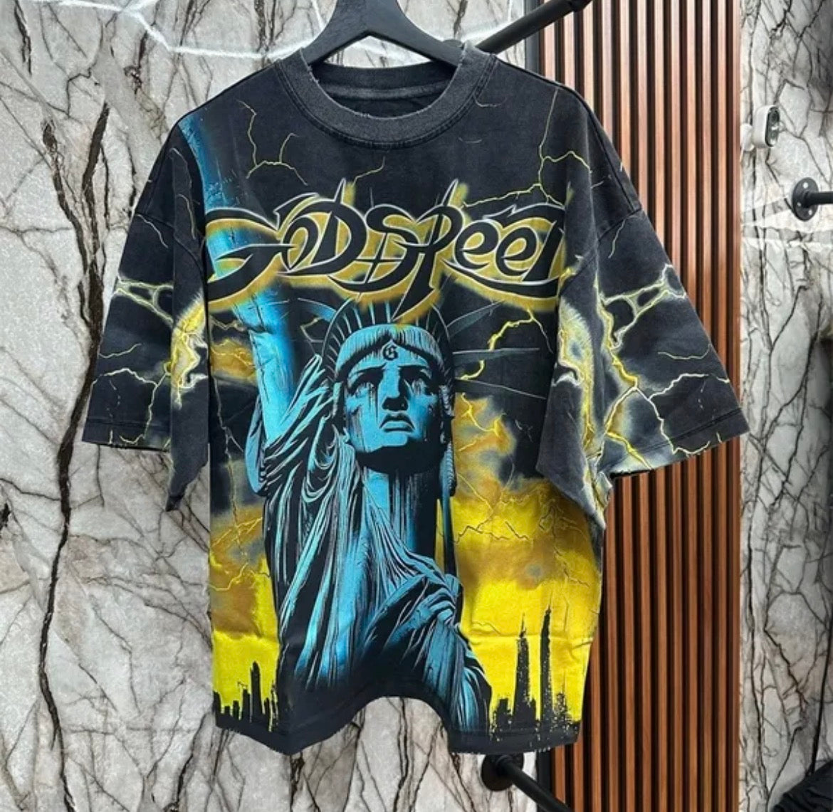 Godspeed “VOLTAGE”  Heavyweight Graphics Tee.