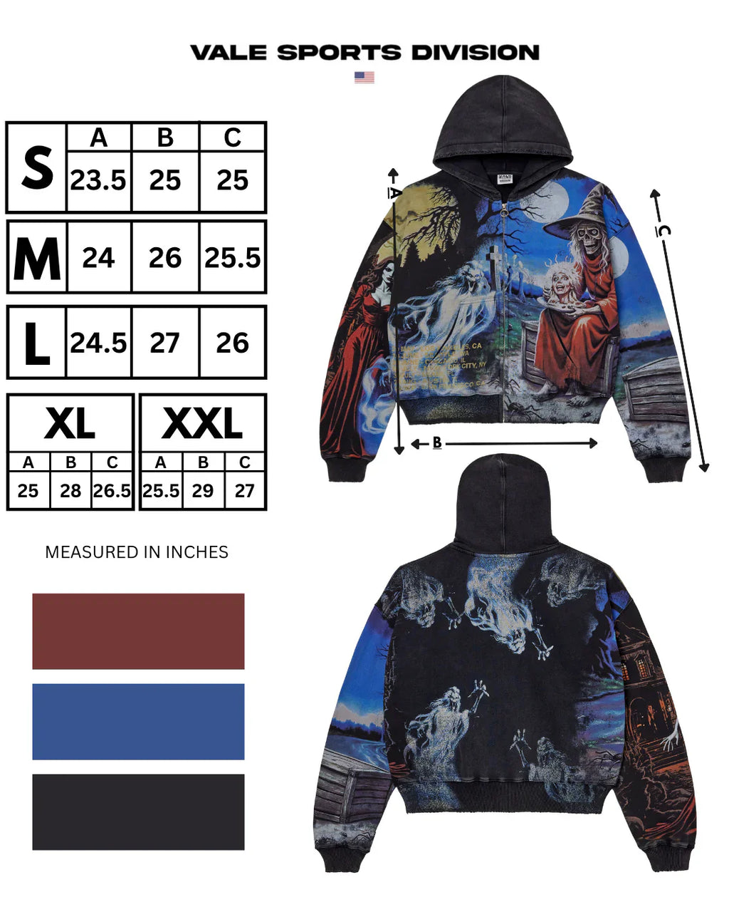 Vale Forever Ether Zip Up Hoodie